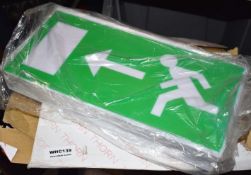 1 x Thorn LumExpress Voyager Emergency Exit Sign - Type R3M - Unused - Ref WHC139 WH1 - CL011 -