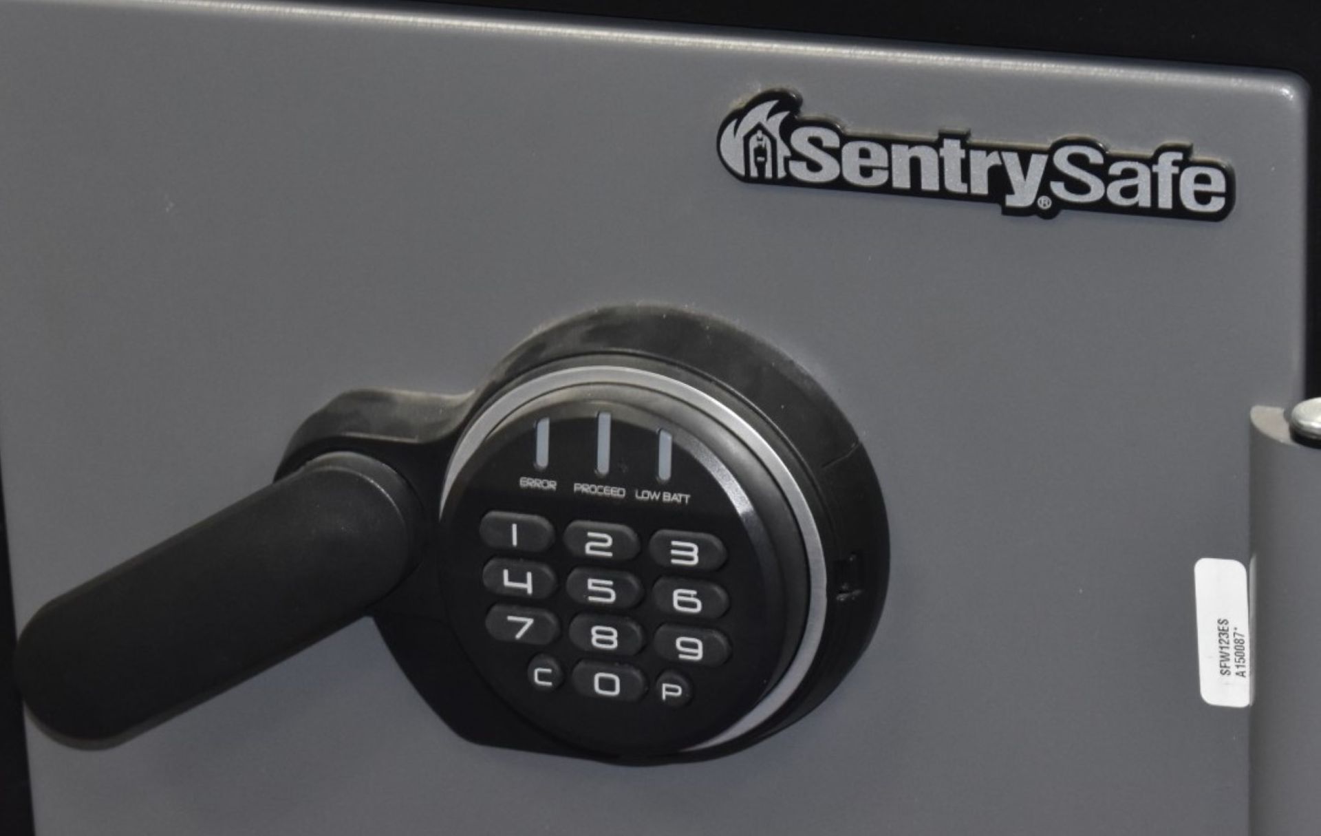 1 x Sentry Fire Safe With Combination Lock Code Included Size H46 x W42 x D44 cms - Image 3 of 6
