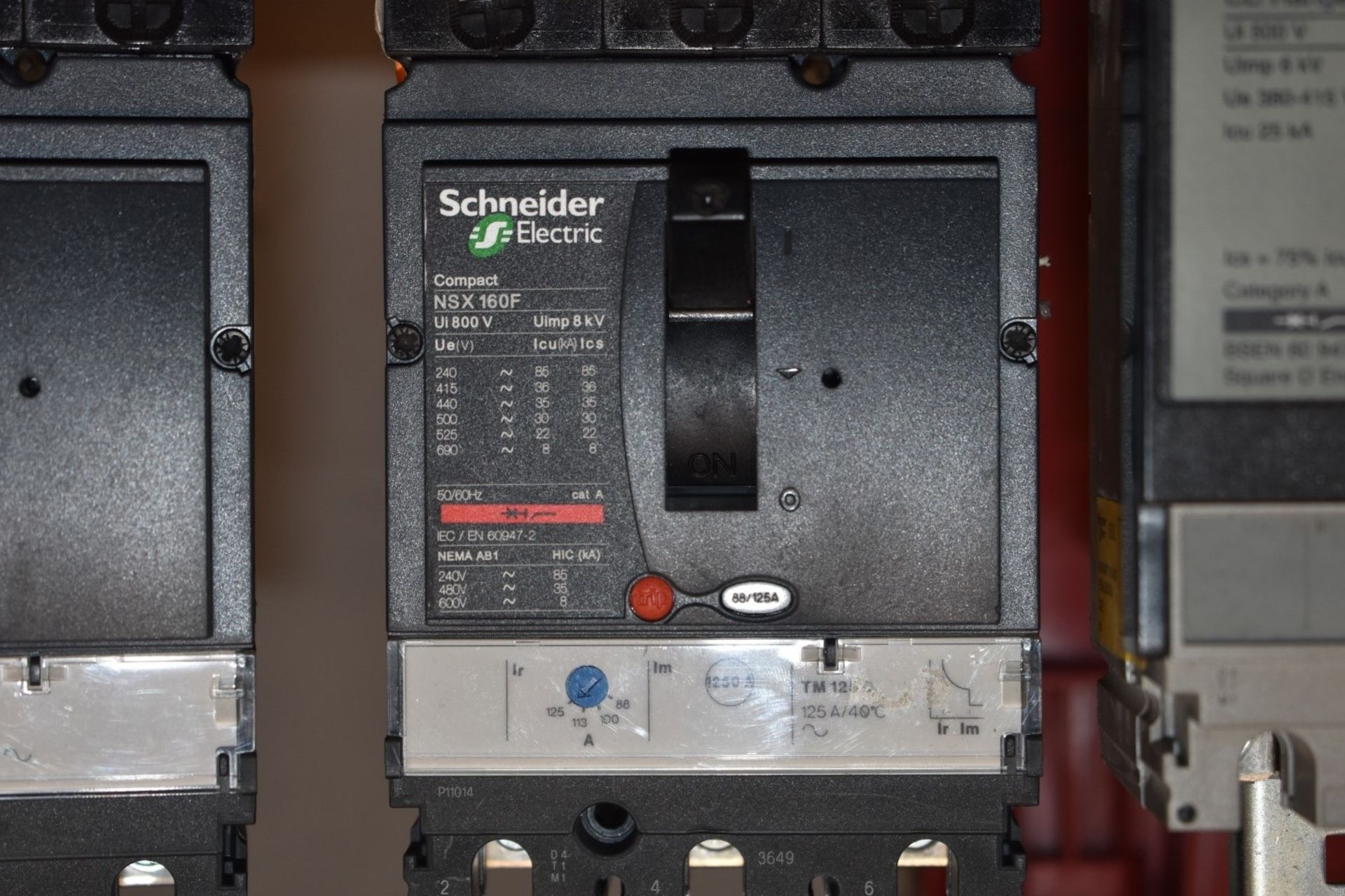 4 x Circuit Breakers By Crabtree Powerstar, Schneider Electric and Square D PME203 - Image 2 of 11