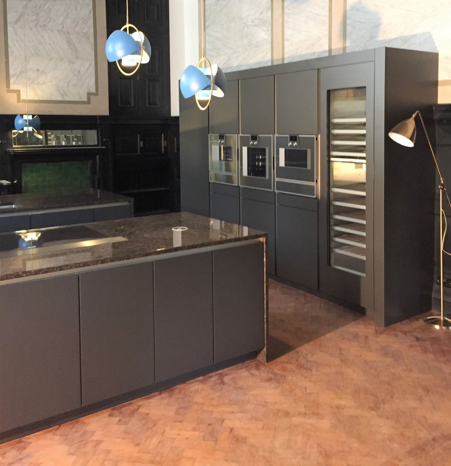 1 x SieMatic Fitted Kitchen in Basalt Grey Matt With Handleless Doors - Features Gaggenau - Image 9 of 10