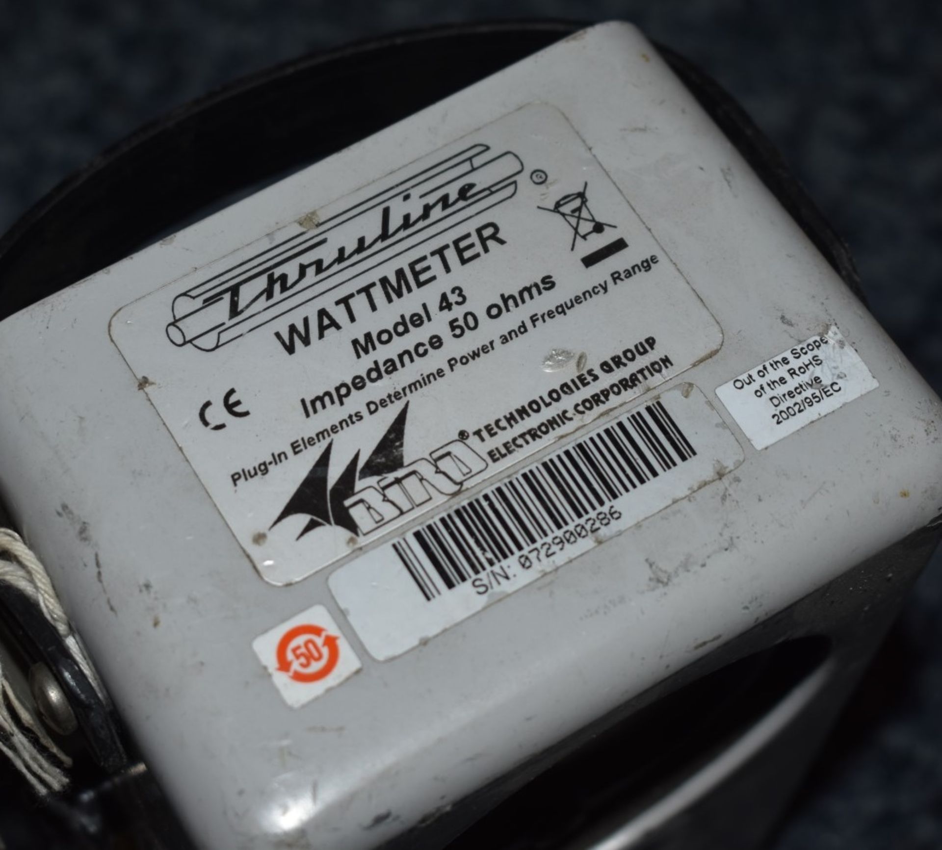 1 x Bird Thruline Wattmeter - Model 43 - Ref WHC168 WH2 - CL011 - Location: Altrincham WA14 - Image 5 of 5