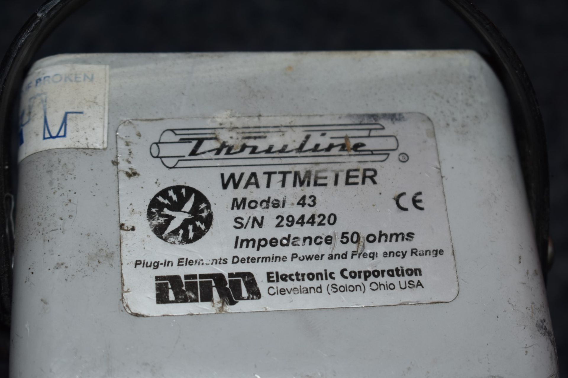 1 x Bird Thruline Wattmeter - Model 43 - Ref WHC166 WH2 - CL011 - Location: Altrincham WA14 - Bild 3 aus 4