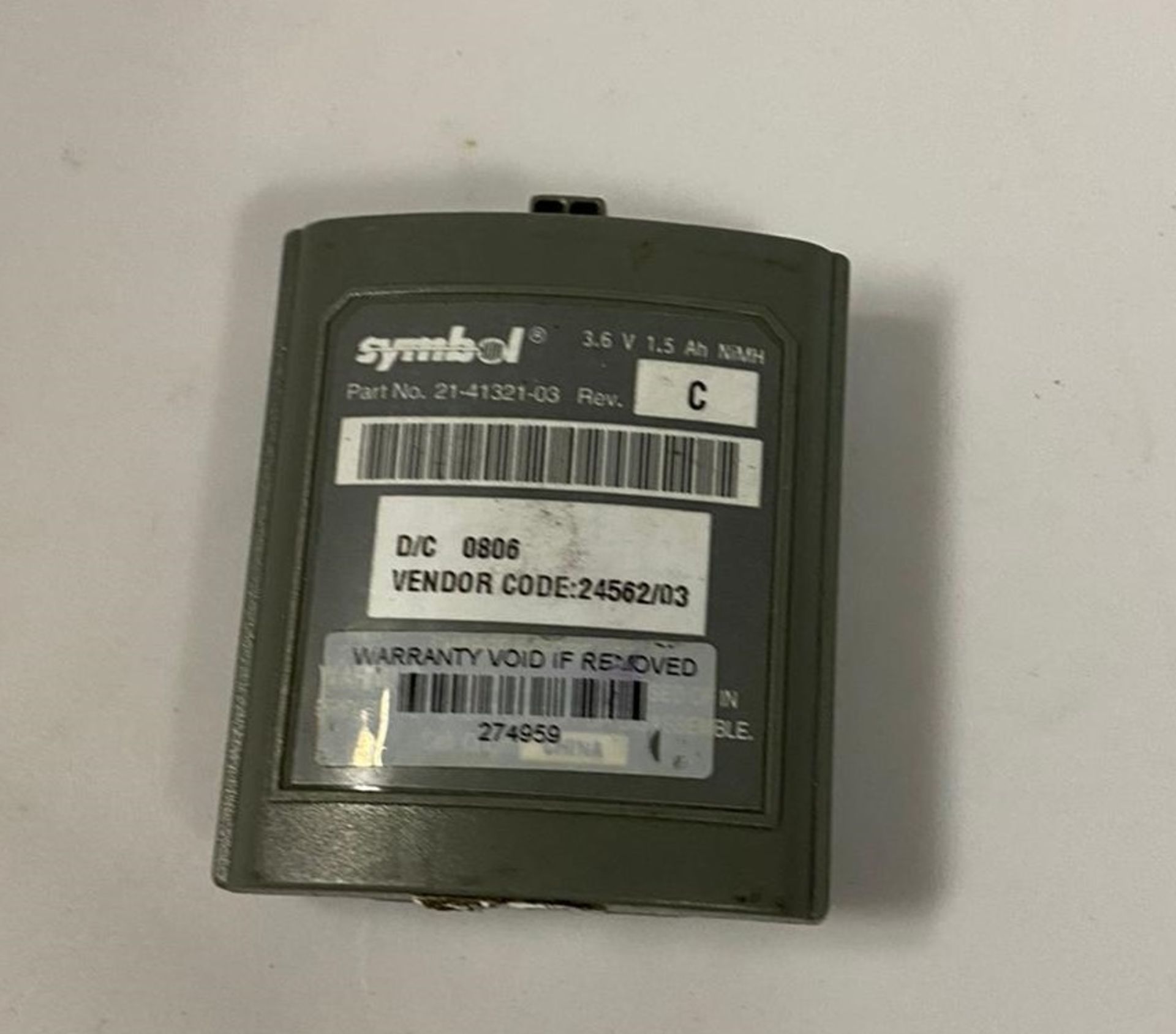 25 x Symbol Battery 21-41321-03 - Used Condition - Location: Altrincham WA14 -