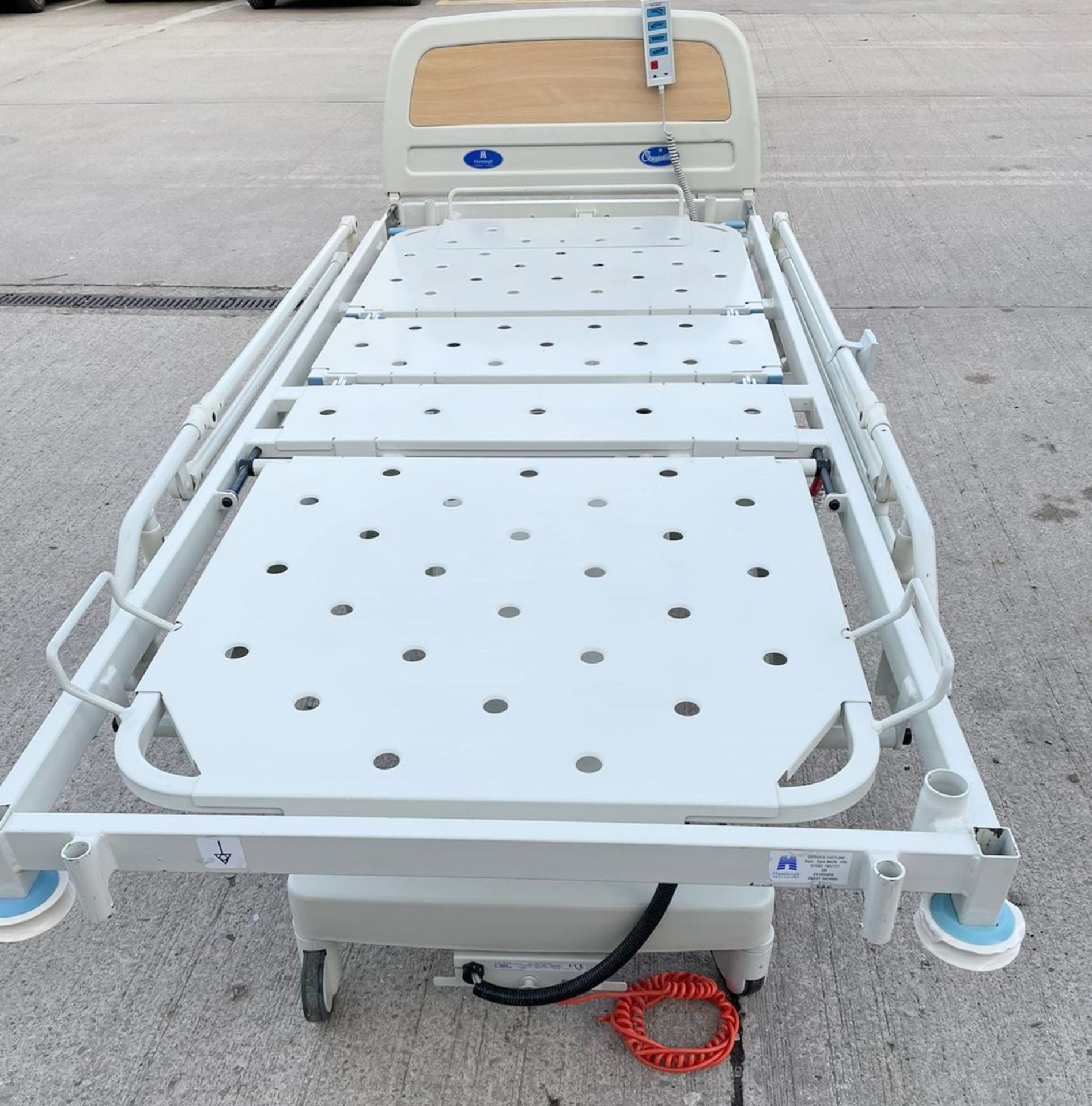 1 x Huntleigh CONTOURA Electric Hospital Bed - Features Rise/Fall 3-Way Profiling, Side Rails, - Image 12 of 13