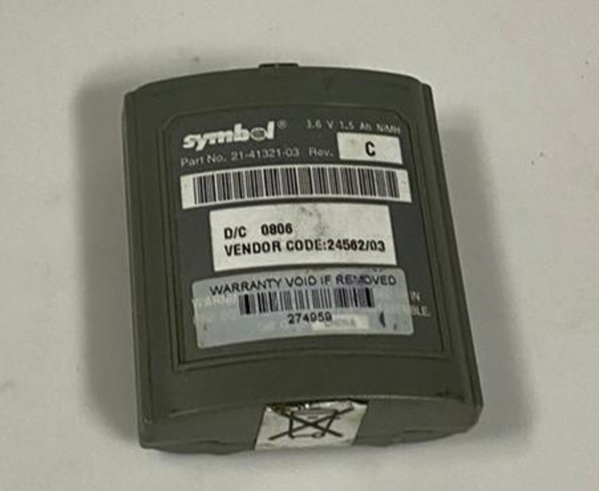 35 x Symbol Barcode Scanner Batteries - Type 21-4321-03 - CL011 - OSU 2 D1 (MS174) - Location: - Image 2 of 4
