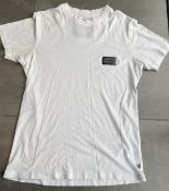 1 x Men's Genuine Phillip Plein T-Shirt In White - Size: Medium - Preowned In Good Condition -