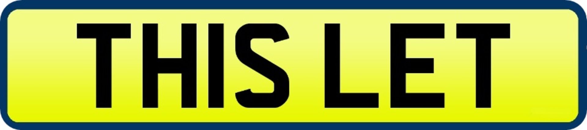1 x Private Vehicle Registration Car Plate - TH15 LET - CL590 - Location: Altrincham WA14More