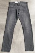 1 x Pair Of Men's Genuine Wrangler Jeans In Dark Grey - Size: 30/32 - Preowned, Like New With Tags -