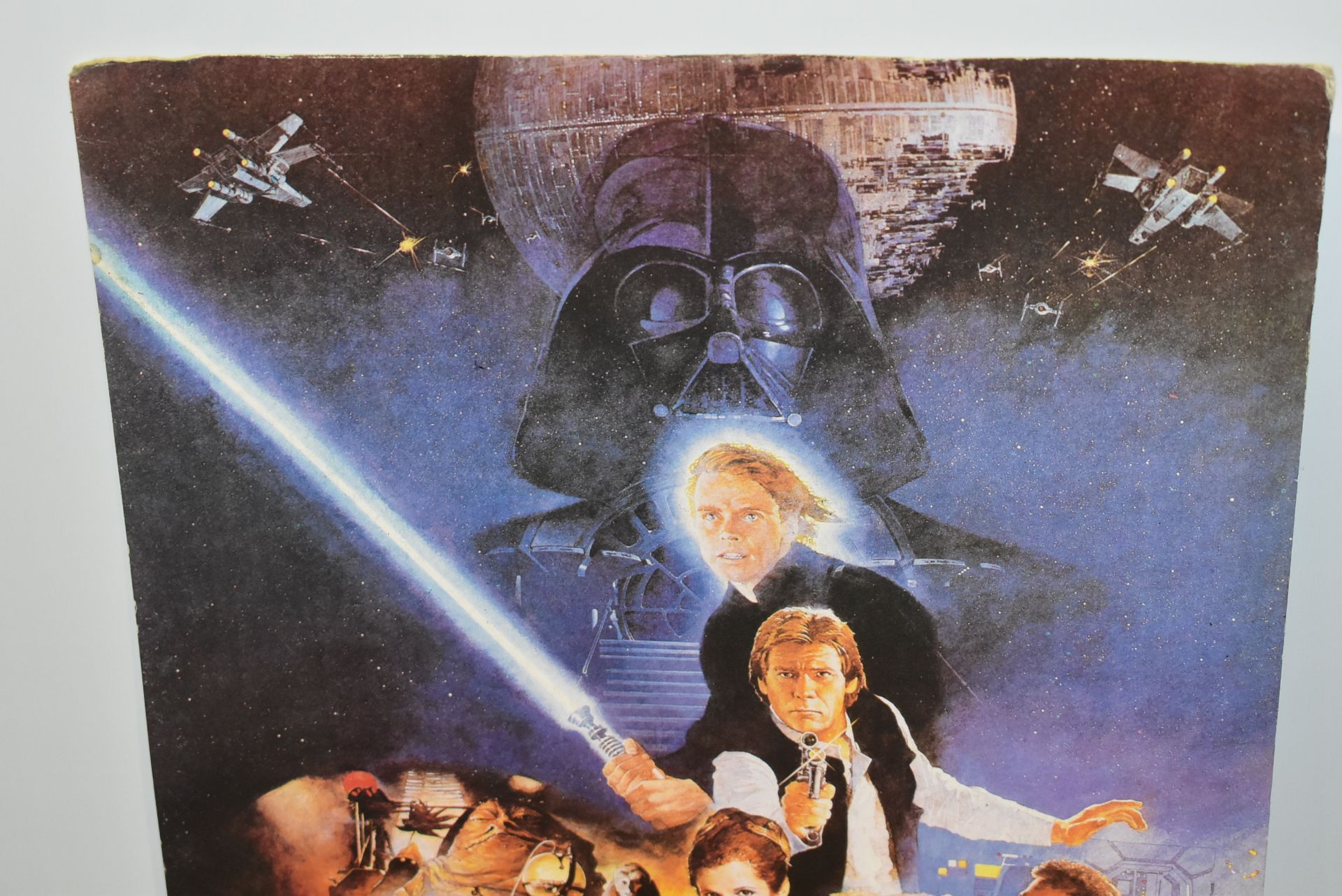 1 x Vintage Star Wars Return of the Jedi German Movie Advertisement on Card - Size 30 x 42 cms - - Image 6 of 6