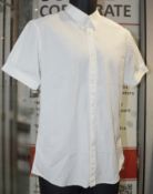 1 x Men's Genuine Alexander Mcqueen Shirt In White - Size: 46