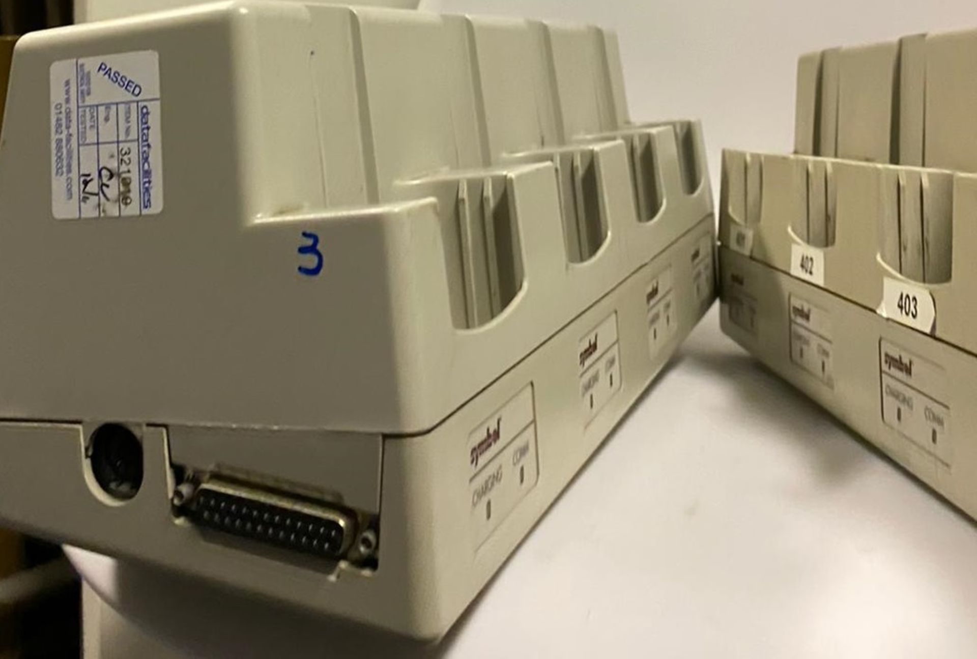2 x Symbol Quad Slot Charging Cradles for PDT 3100 - Used Condition - Location: Altrincham WA14 - - Image 6 of 7