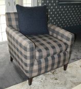 1 x Upholstered Armchair - Dimensions: H50 x W80 x D50cm - NO VAT ON THE HAMMER - CL630 -