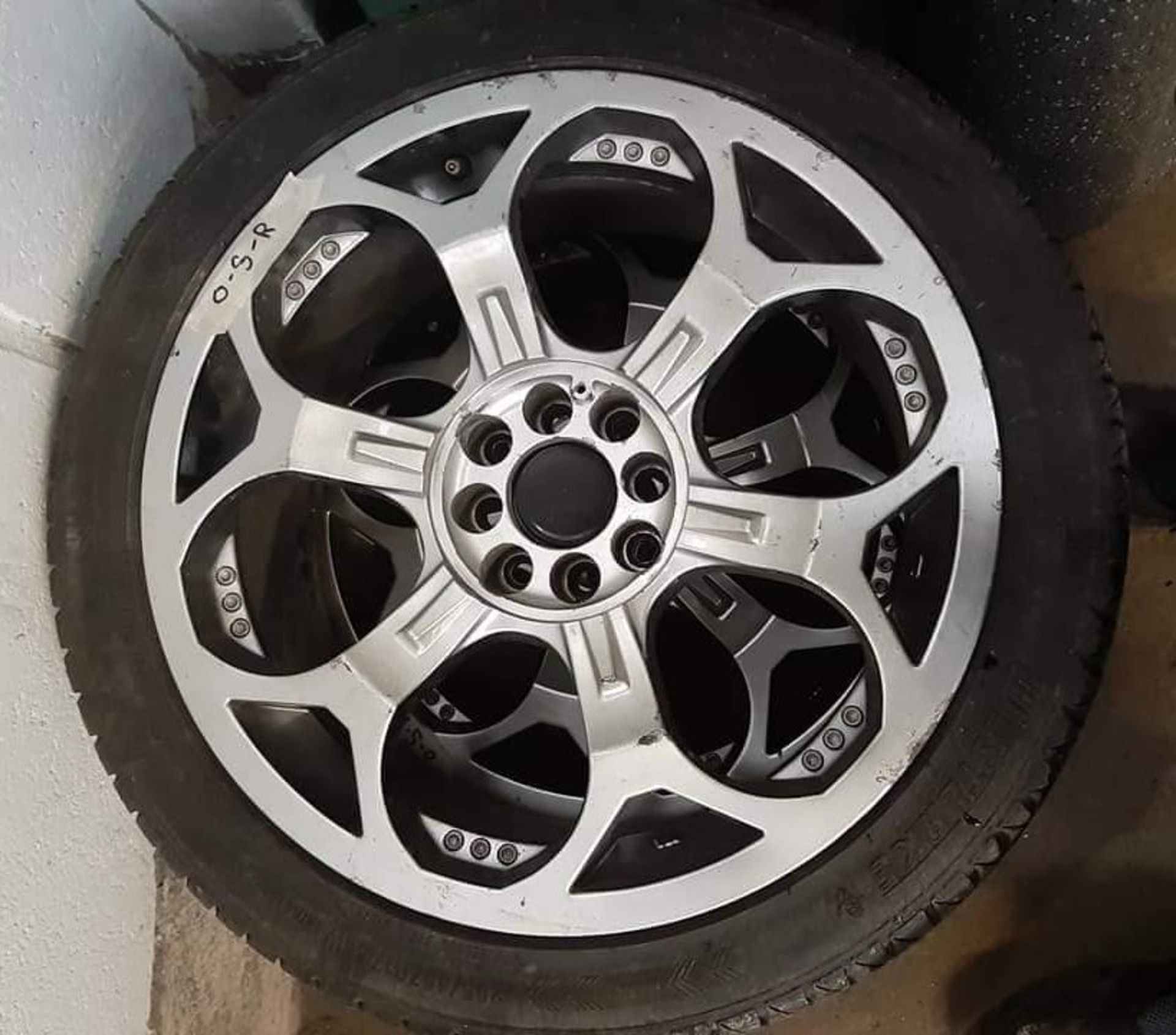 Set of 4 Multi Fitment 4 Stud 17" x 7.0" Alloy Wheels with 205/45ZR17 Tyres - CL444 - No VAT on