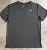 1 x Men's Genuine Nike Top In Black - Size: Medium - Preowned In Very Good Condition - Ref: BOX3/