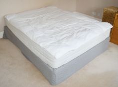 1 x Complete Kingsize Bed Including Branded Mattress, Base And Bedding - Dimensions: 150 x 200cm -