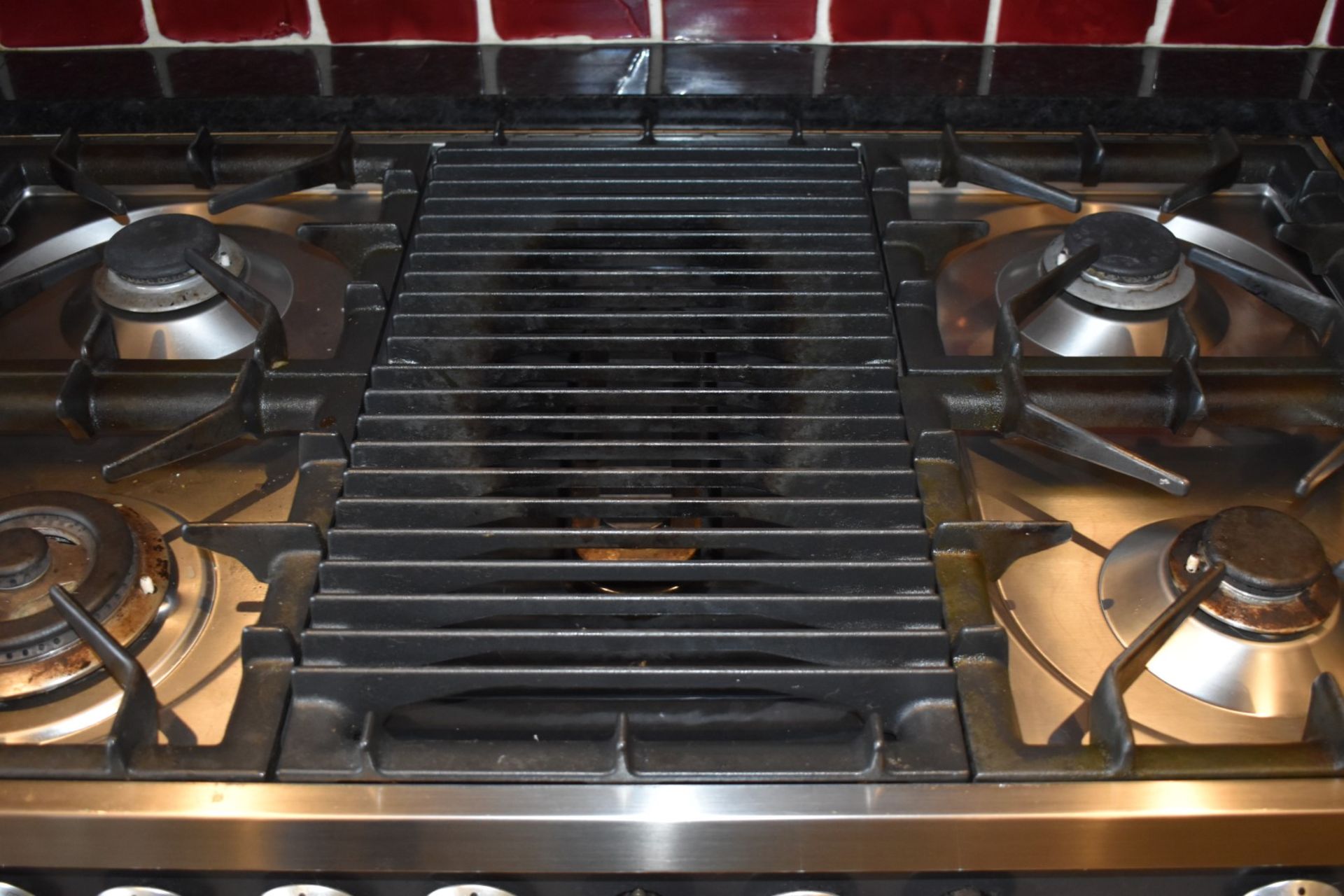 1 x Britannia 100cm Range Cooker With Griddle and Hotplate - G20 Gas - Location: Macclesfield - Image 9 of 17