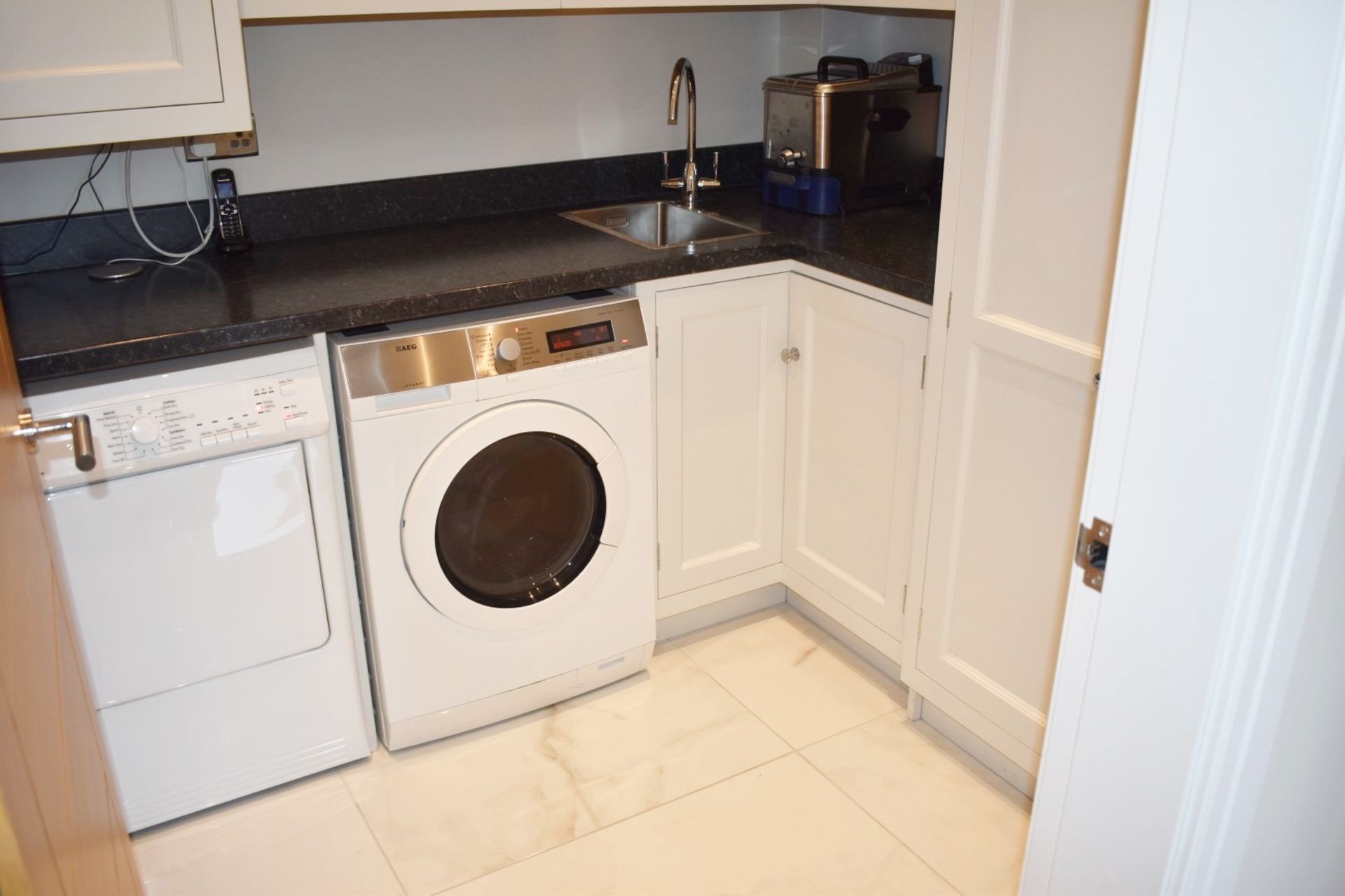 1 x Bespoke Handmade Framed Fitted Kitchen Utility Room By Matthew Marsden Furniture - Features Hand - Image 2 of 17