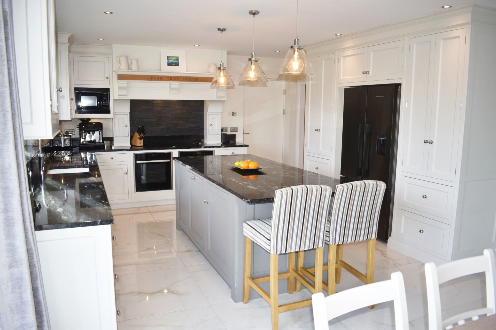 1 x Bespoke Handmade Framed Fitted Kitchen By Matthew Marsden Furniture - Features Hand Painted