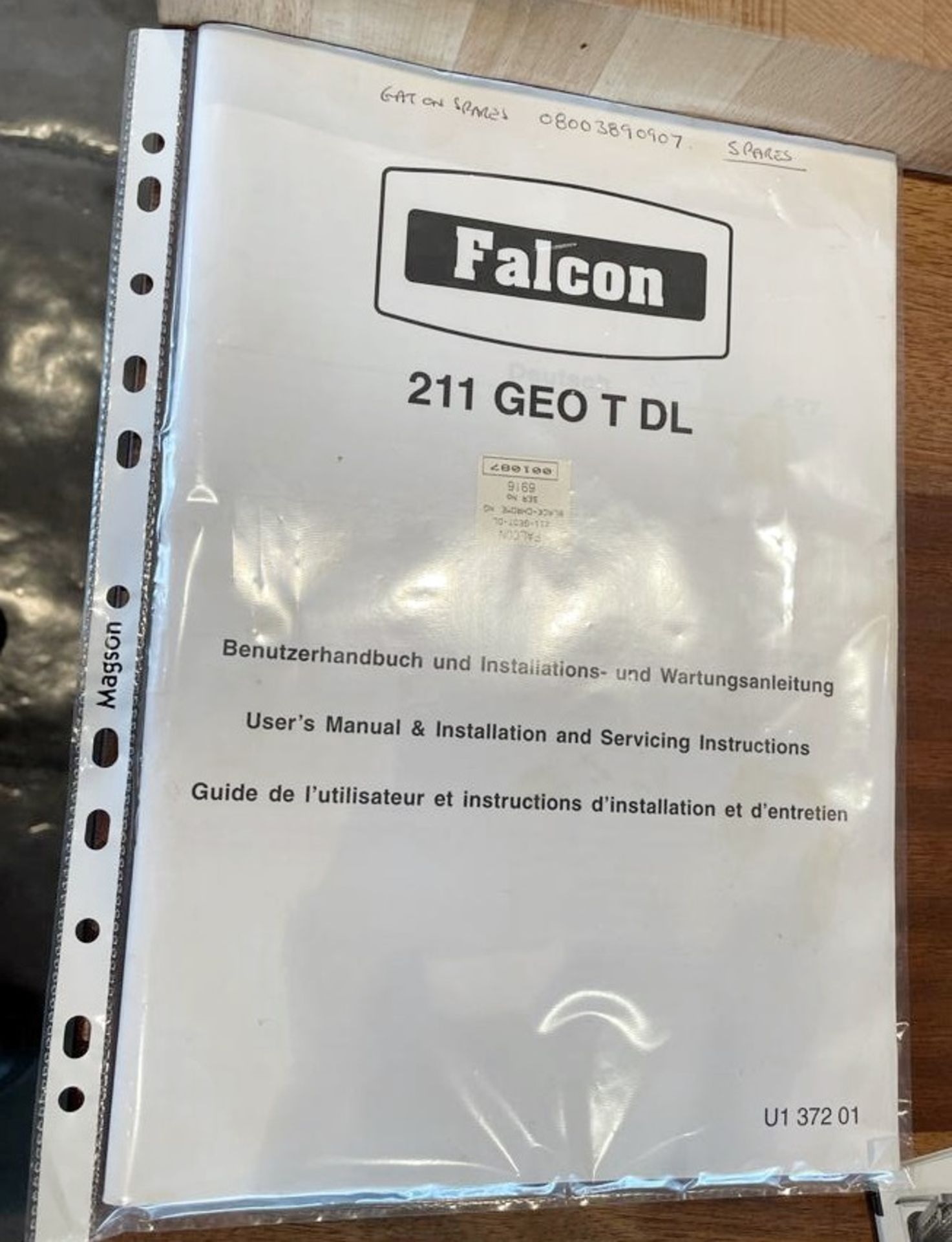 1 x FALCON 110cm Dual 5-Hob Fuel Range Cooker In Black - Model 211-Geo T LD - Original RRP £3,500 - Image 3 of 11