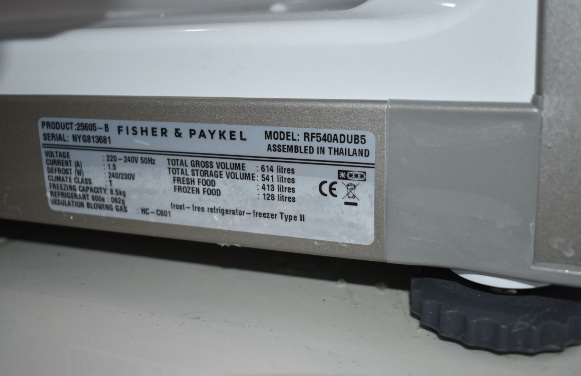 1 x Fisher & Paykel Goliath American Style Fridge Freezer With Ice and Water Dispenser - Model - Image 4 of 10