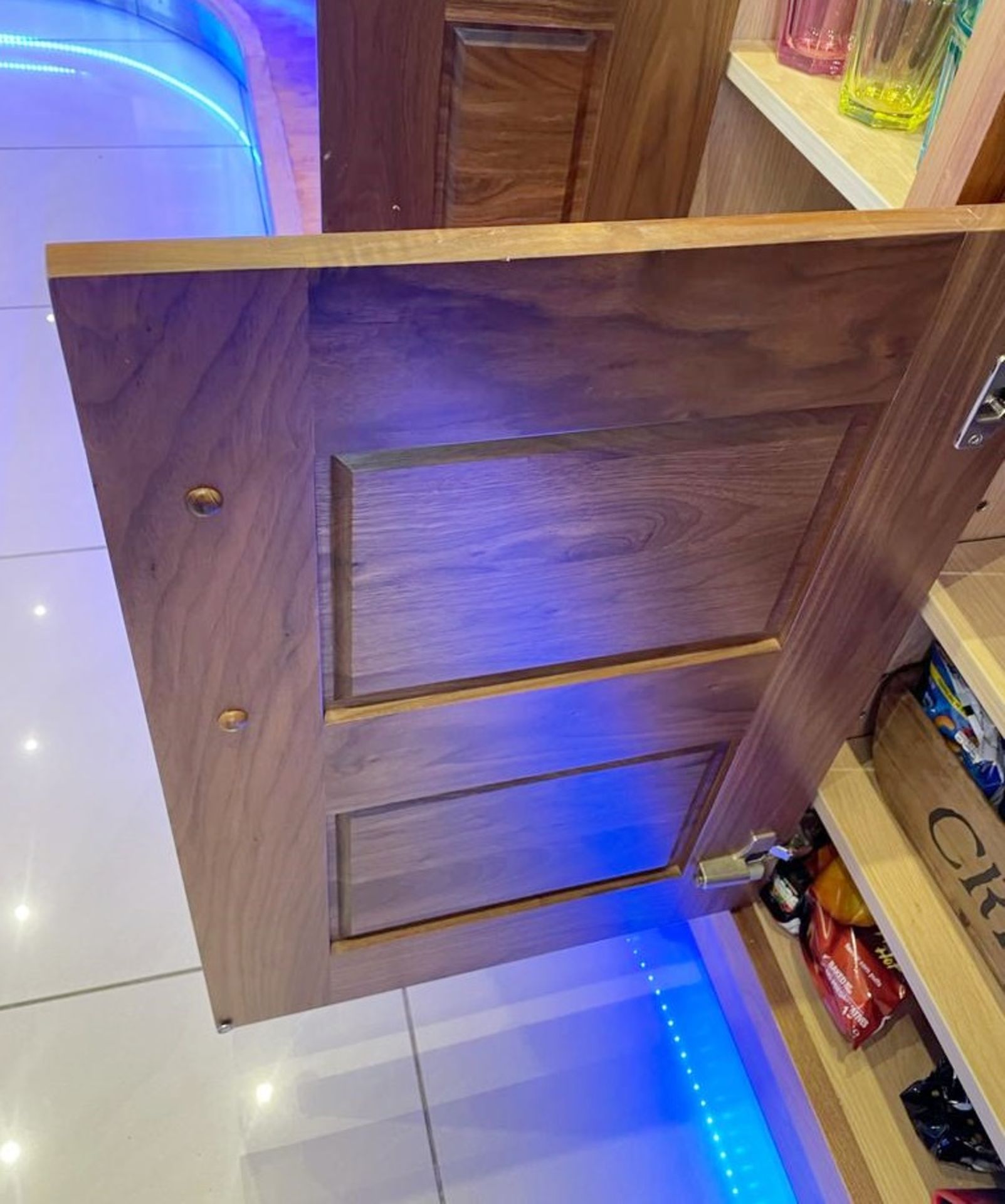 1 x Bespoke Curved Fitted Kitchen With Solid Wood Walnut Doors, Integrated Appliances, Granite Tops - Image 67 of 147