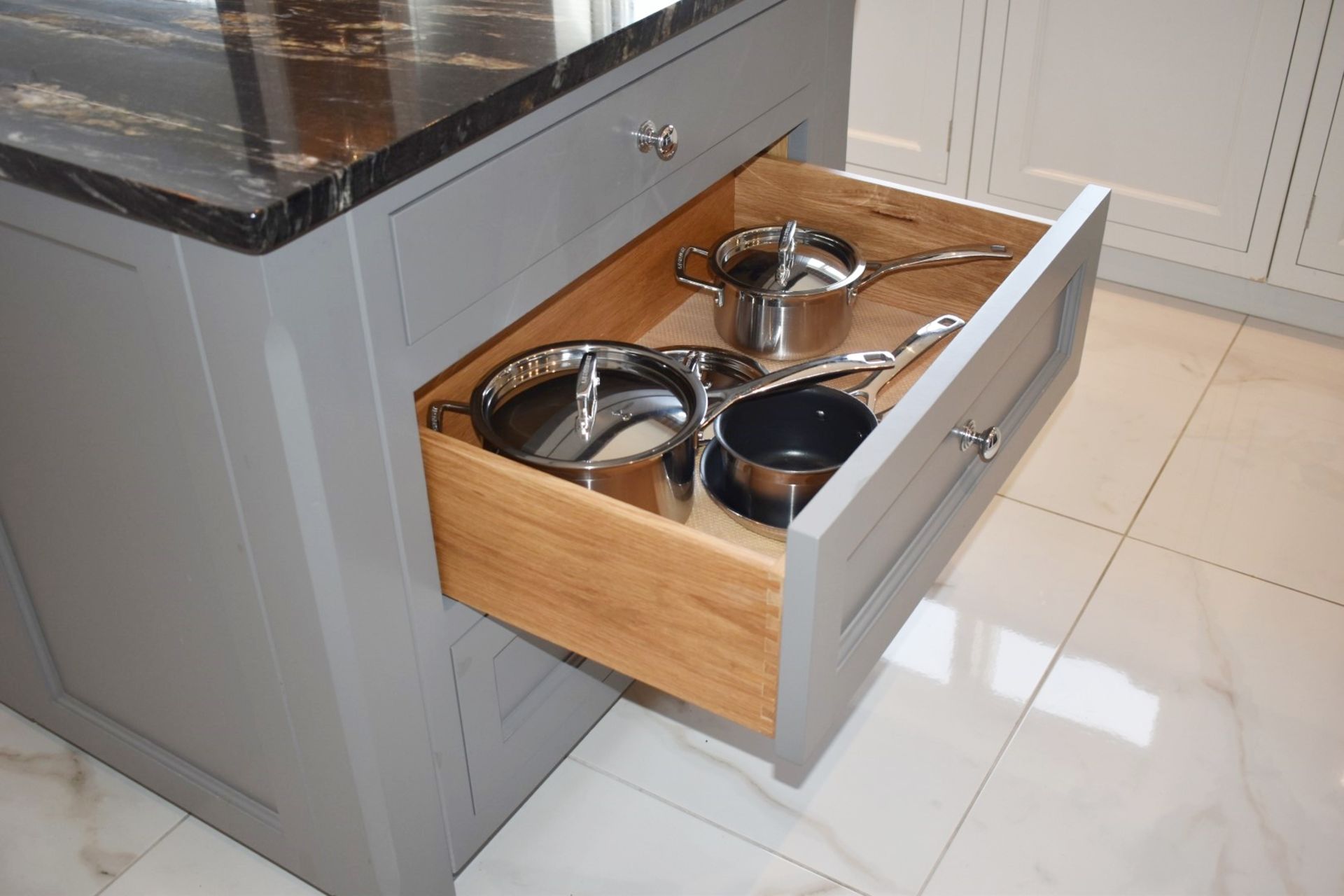 1 x Bespoke Handmade Framed Fitted Kitchen By Matthew Marsden Furniture - Features Hand Painted - Image 77 of 97