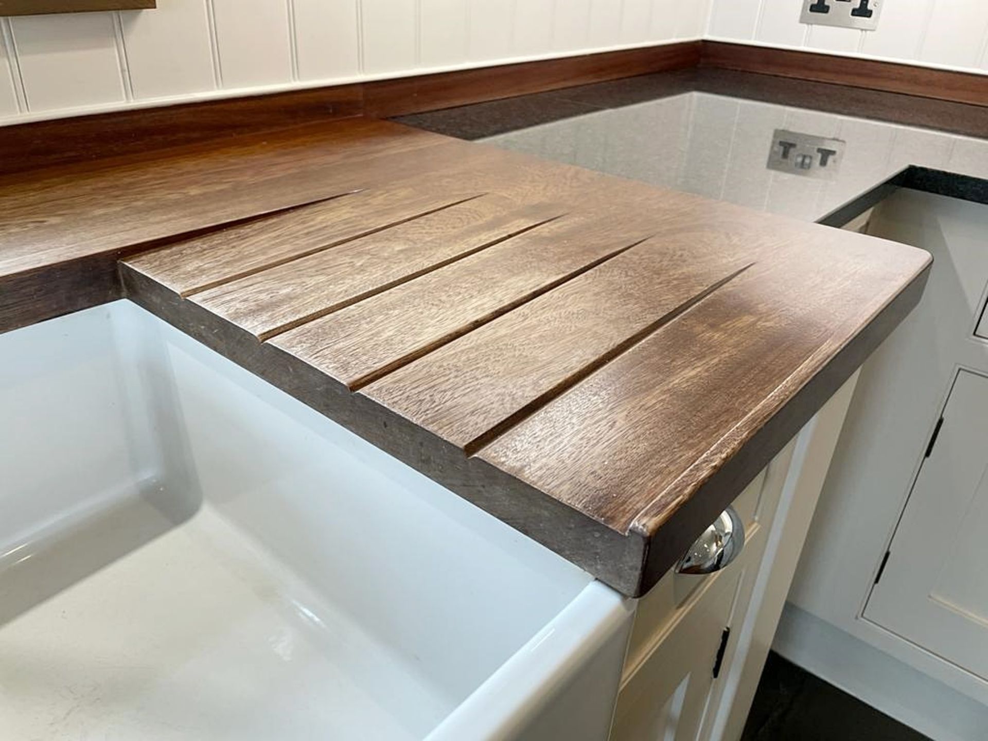 1 x Bespoke French Country Kitchen With Solid Wood In-frame Doors, Belfast Sink & Granite Work Tops - Image 40 of 55