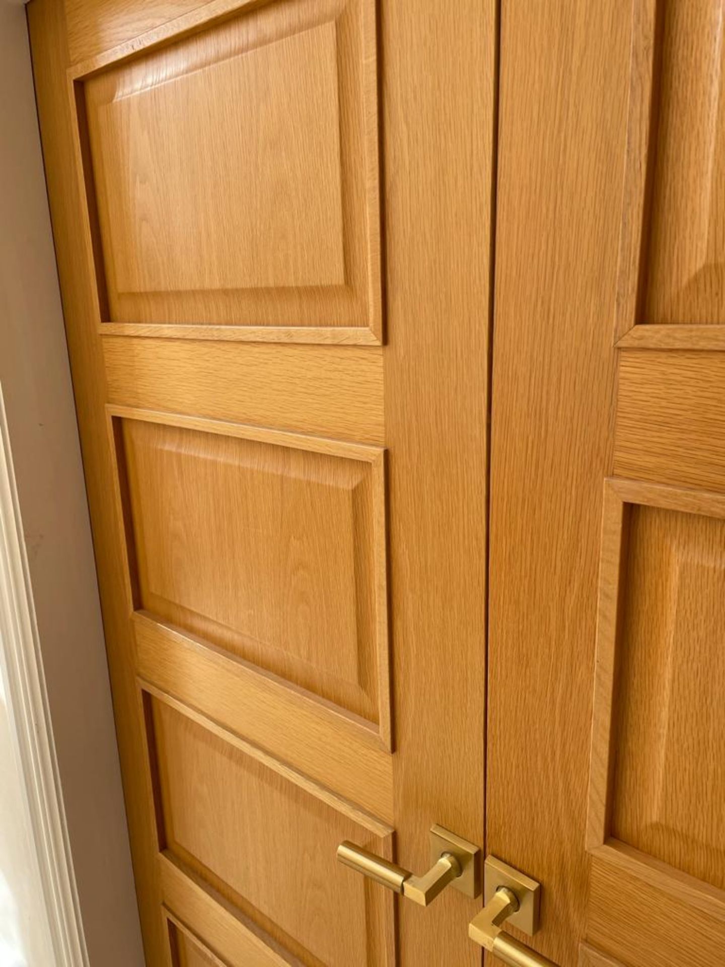 1 x Set of Roble Solid Oak Internal Double Doors - 45mm Thickness Fire Doors - NO VAT ON THE - Image 2 of 10