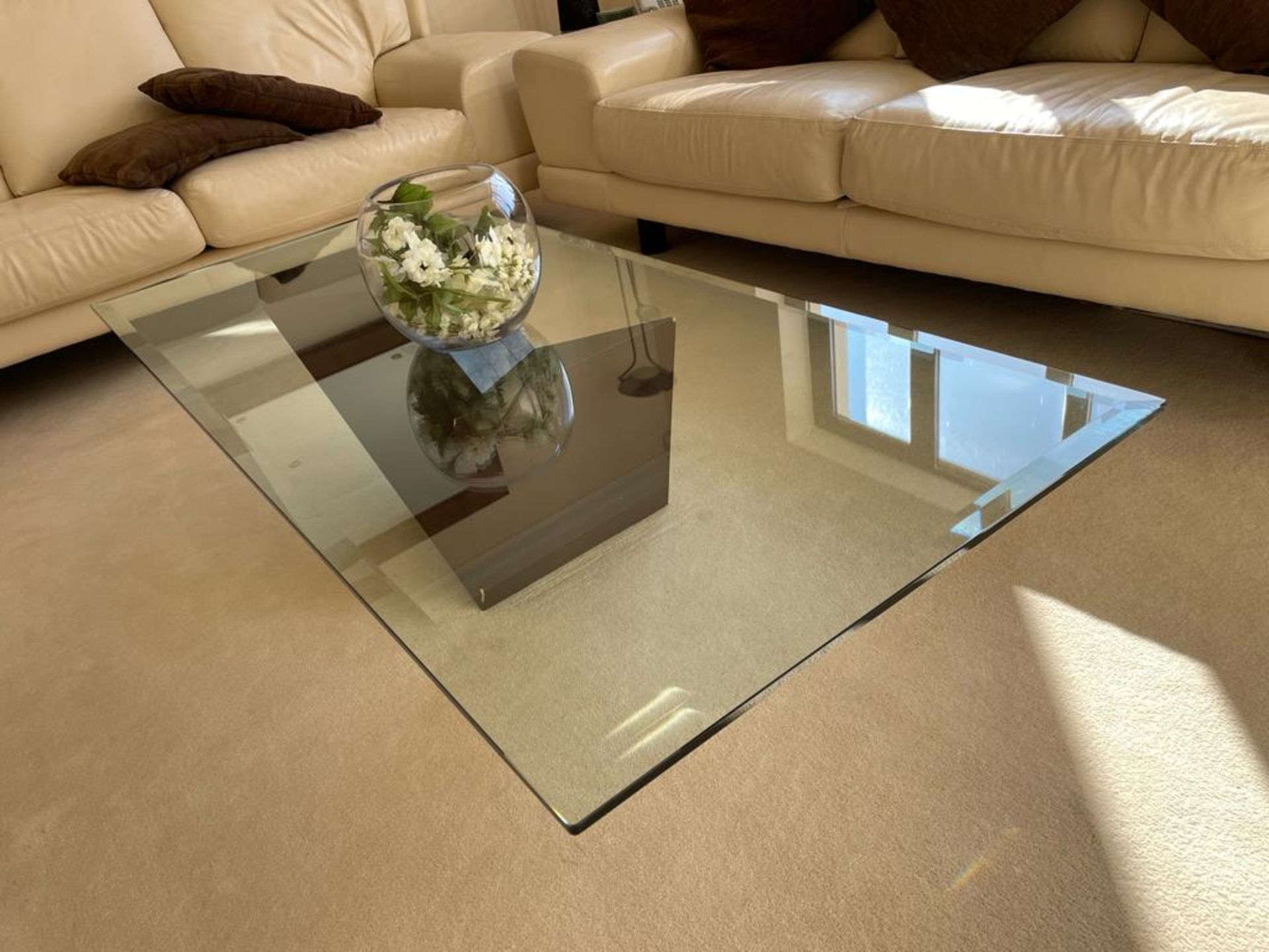 1 x Cattelan Italia Designer Coffee Table With Wenge Wood and Marble Base - NO VAT ON THE HAMMER - - Image 9 of 12