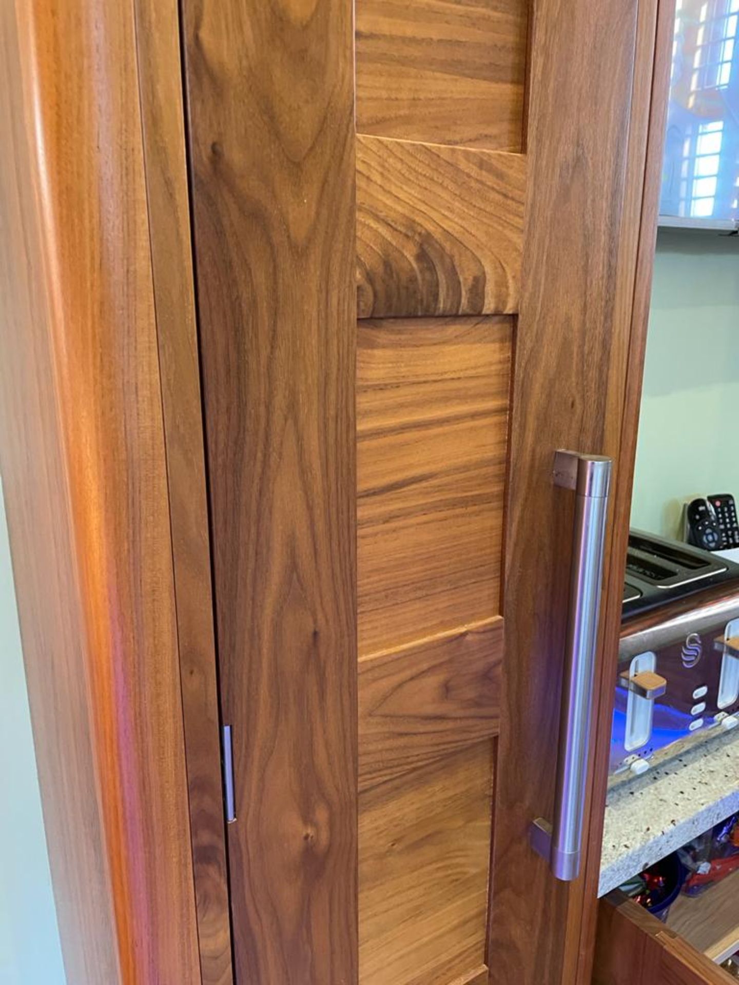 1 x Bespoke Curved Fitted Kitchen With Solid Wood Walnut Doors, Integrated Appliances, Granite Tops - Image 66 of 147