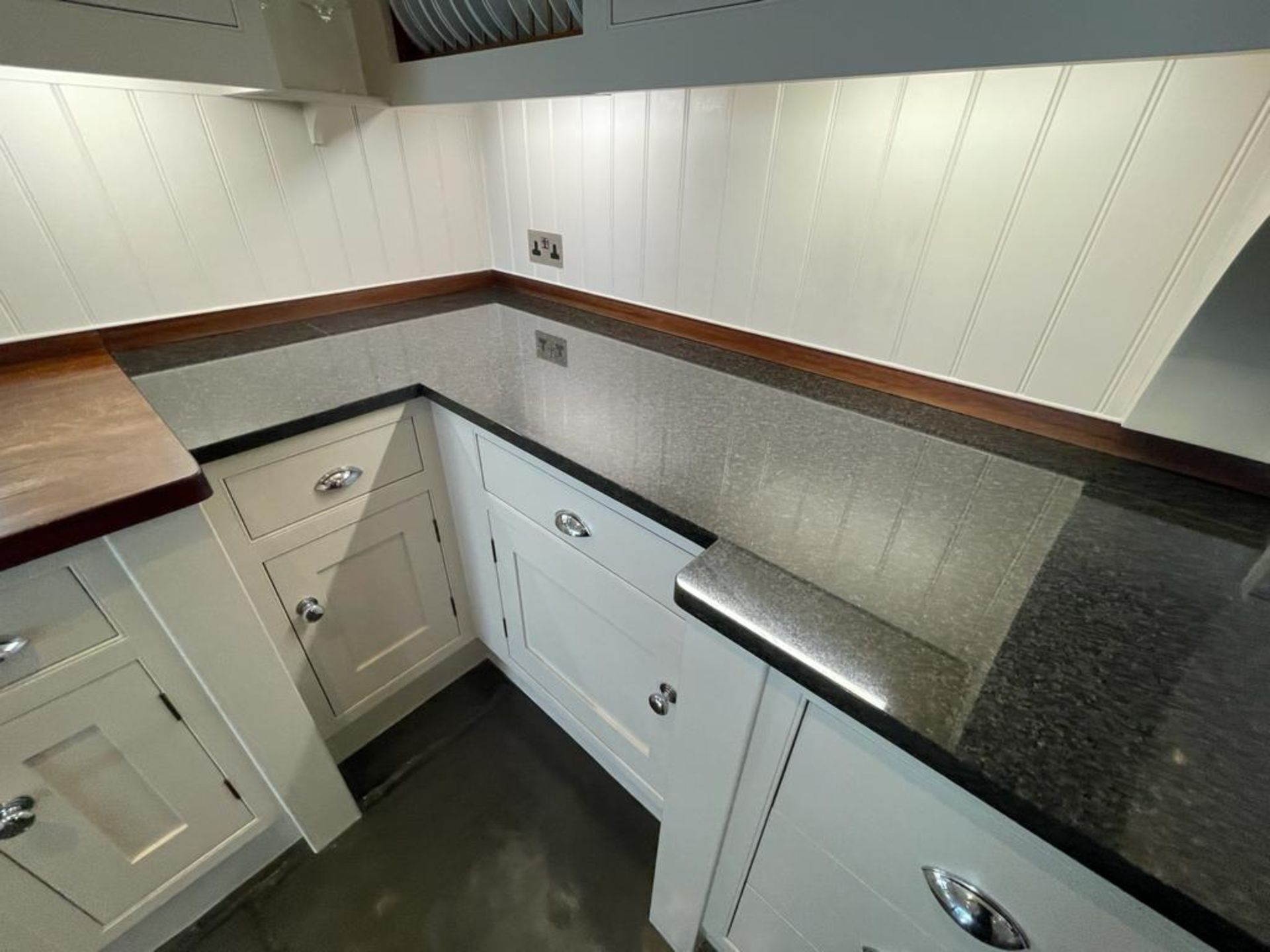 1 x Bespoke French Country Kitchen With Solid Wood In-frame Doors, Belfast Sink & Granite Work Tops - Image 47 of 55