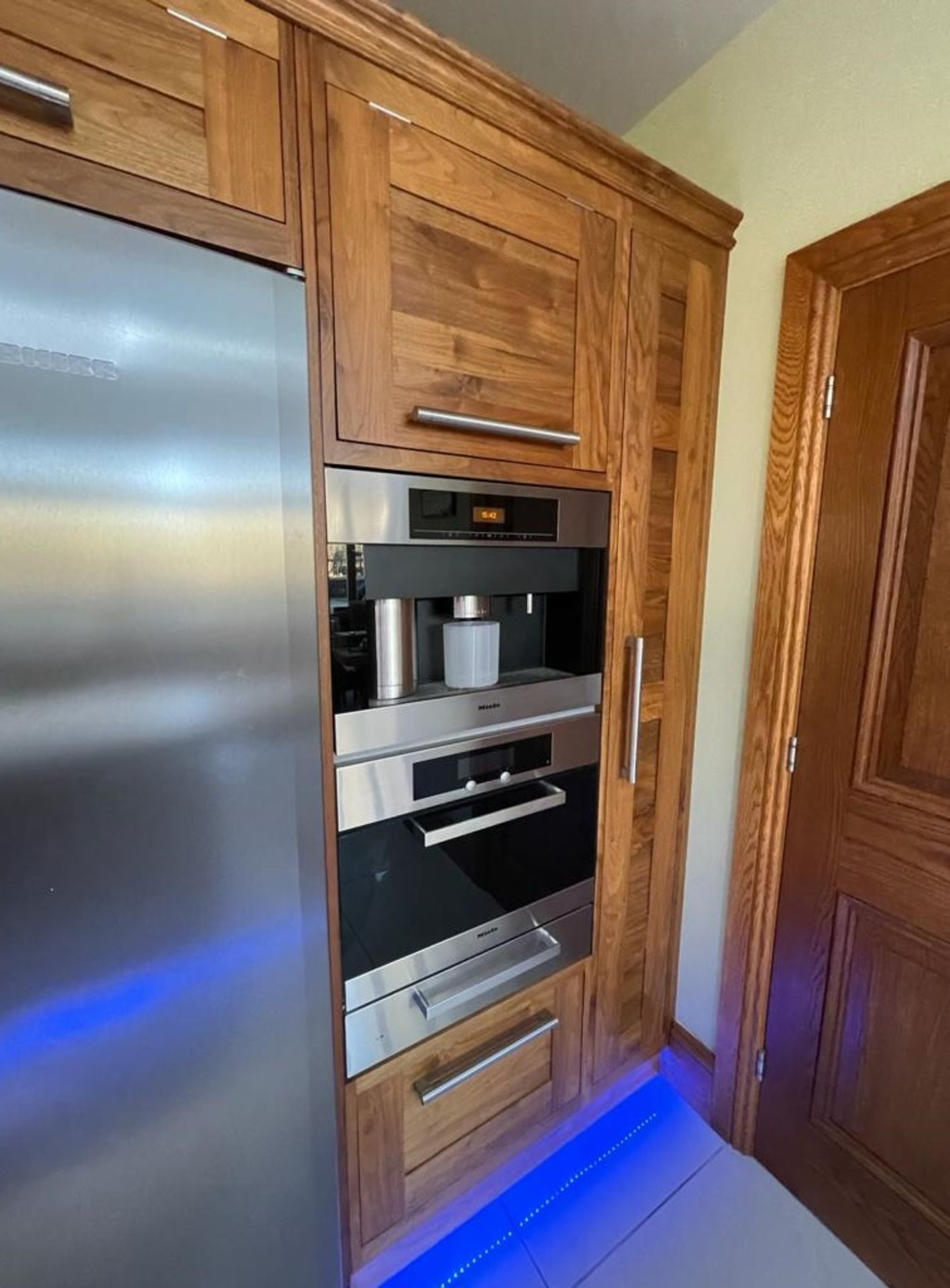 1 x Bespoke Curved Fitted Kitchen With Solid Wood Walnut Doors, Integrated Appliances, Granite Tops - Image 94 of 147