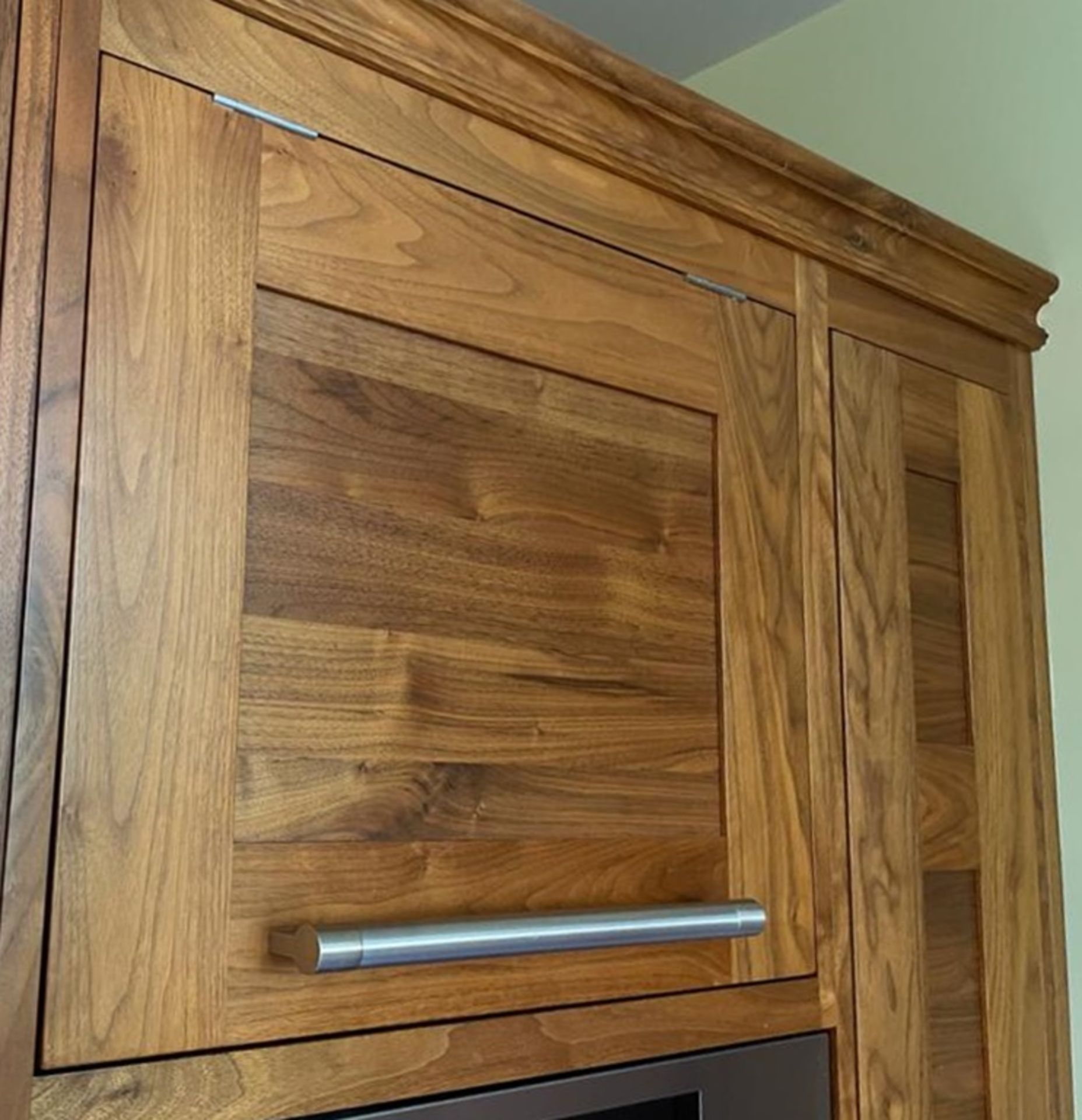 1 x Bespoke Curved Fitted Kitchen With Solid Wood Walnut Doors, Integrated Appliances, Granite Tops - Image 68 of 147