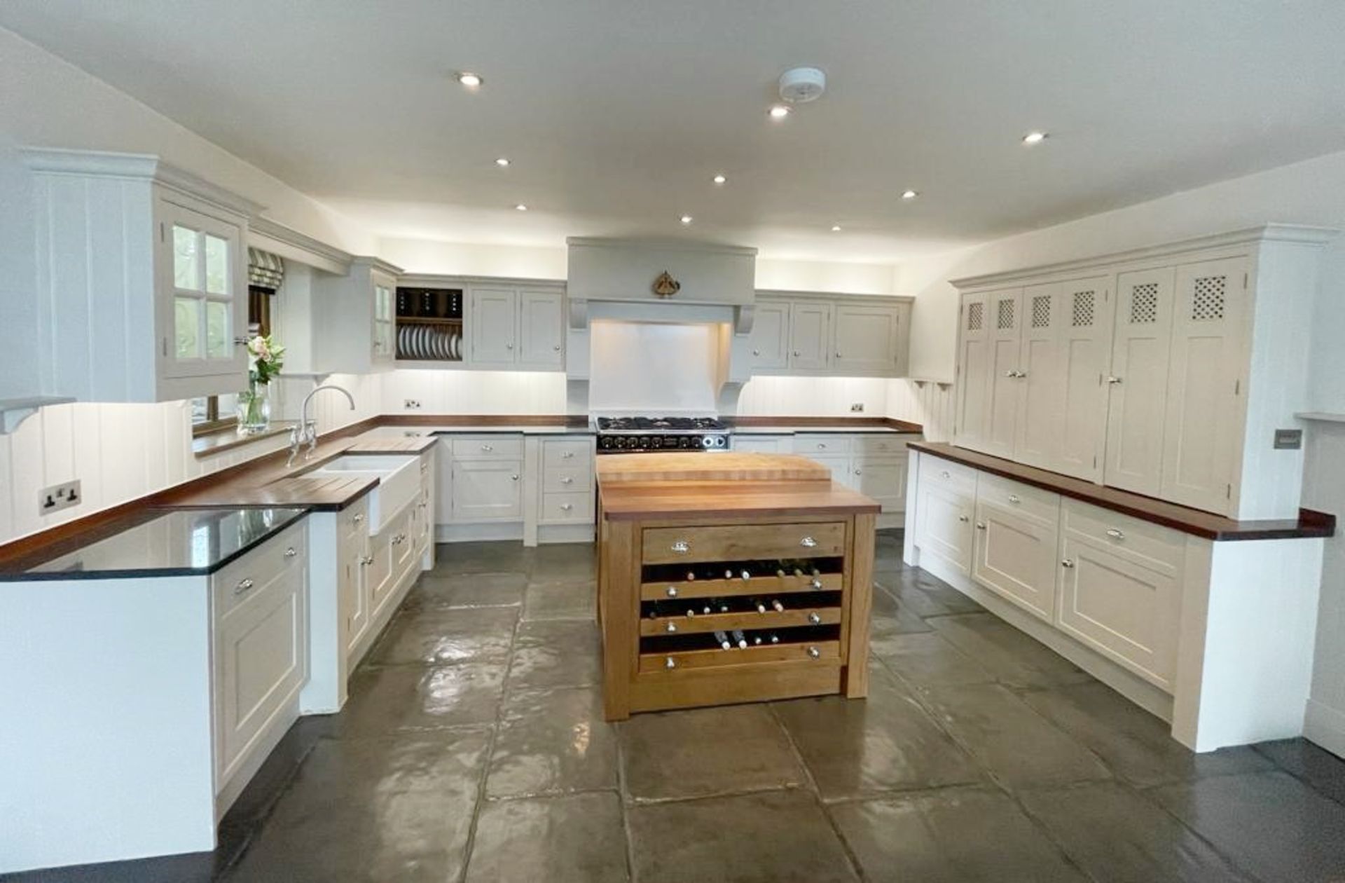 1 x Bespoke French Country Kitchen With Solid Wood In-frame Doors, Belfast Sink & Granite Work Tops