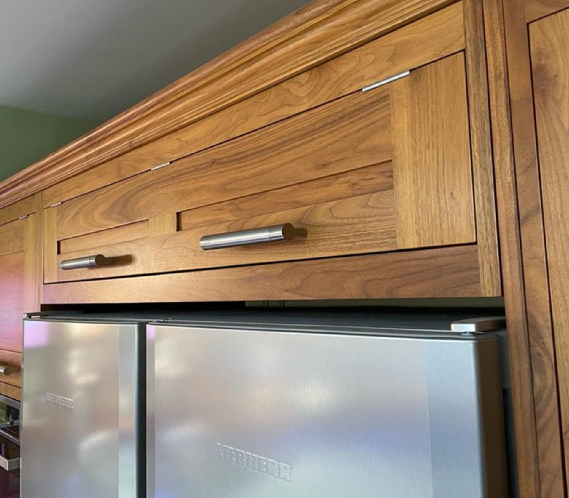 1 x Bespoke Curved Fitted Kitchen With Solid Wood Walnut Doors, Integrated Appliances, Granite Tops - Image 41 of 147