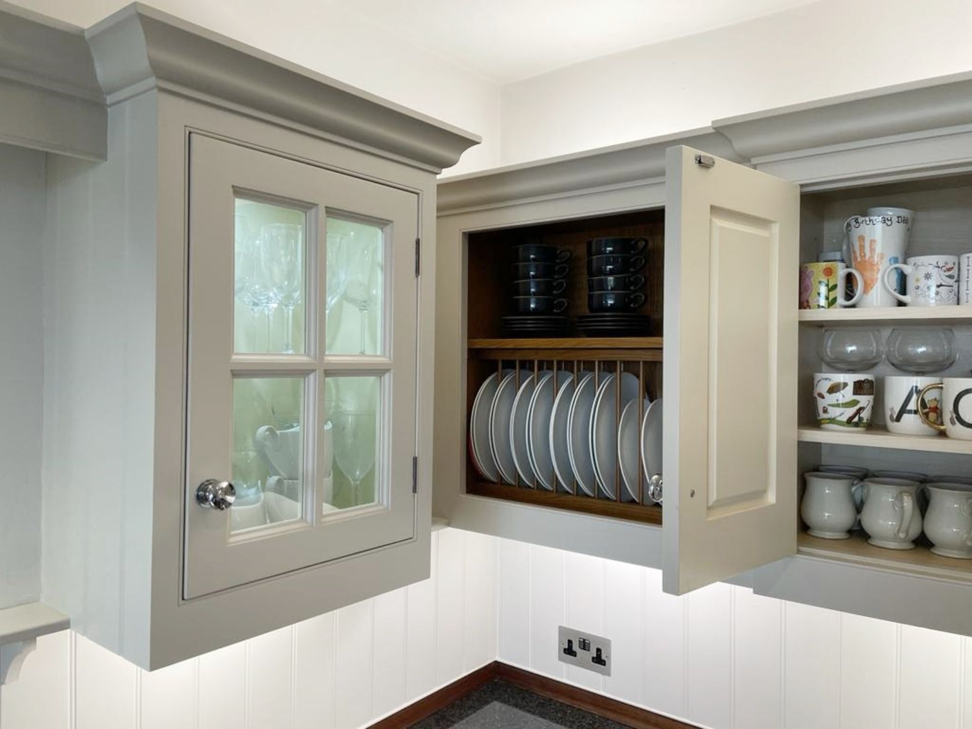 1 x Bespoke French Country Kitchen With Solid Wood In-frame Doors, Belfast Sink & Granite Work Tops - Image 45 of 55