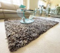 1 x Sorrento Shag Pile Rug - Chocolate Colour- Size: 230 x 163 cms - CL636 - Location: Hale,