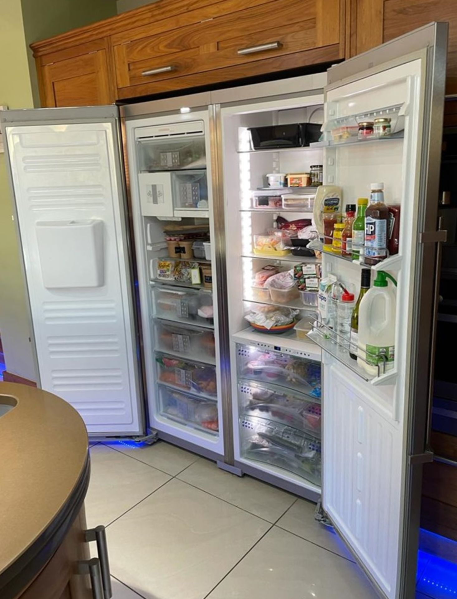 1 x LIEBHERR No-Frost 121cm Side By Side American Style Fridge Freezer - Location: Bolton BL6 - Image 4 of 11