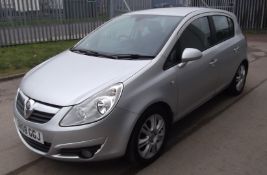 2008 Vauxhall Corsa 1.4 Design 5 Door Hatchback - CL505 - NO VAT ON THE HAMMER - Location: Corby,