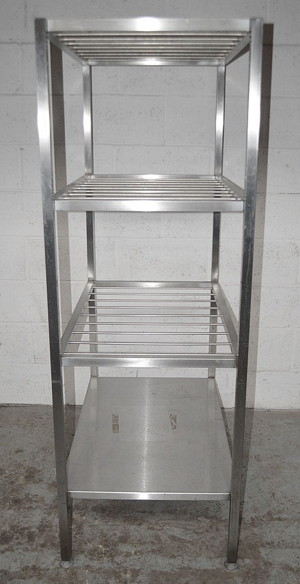 1 x Stainless Steel Commercial Kitchen Veg Rack - Dimensions: H174 x W100 x D60cm - Very Recently - Image 2 of 3