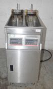 1 x FriFri 'Vision 422' Commercial Free-Standing Fryer - Dimensions: H104 x W40 x D64cm - Very