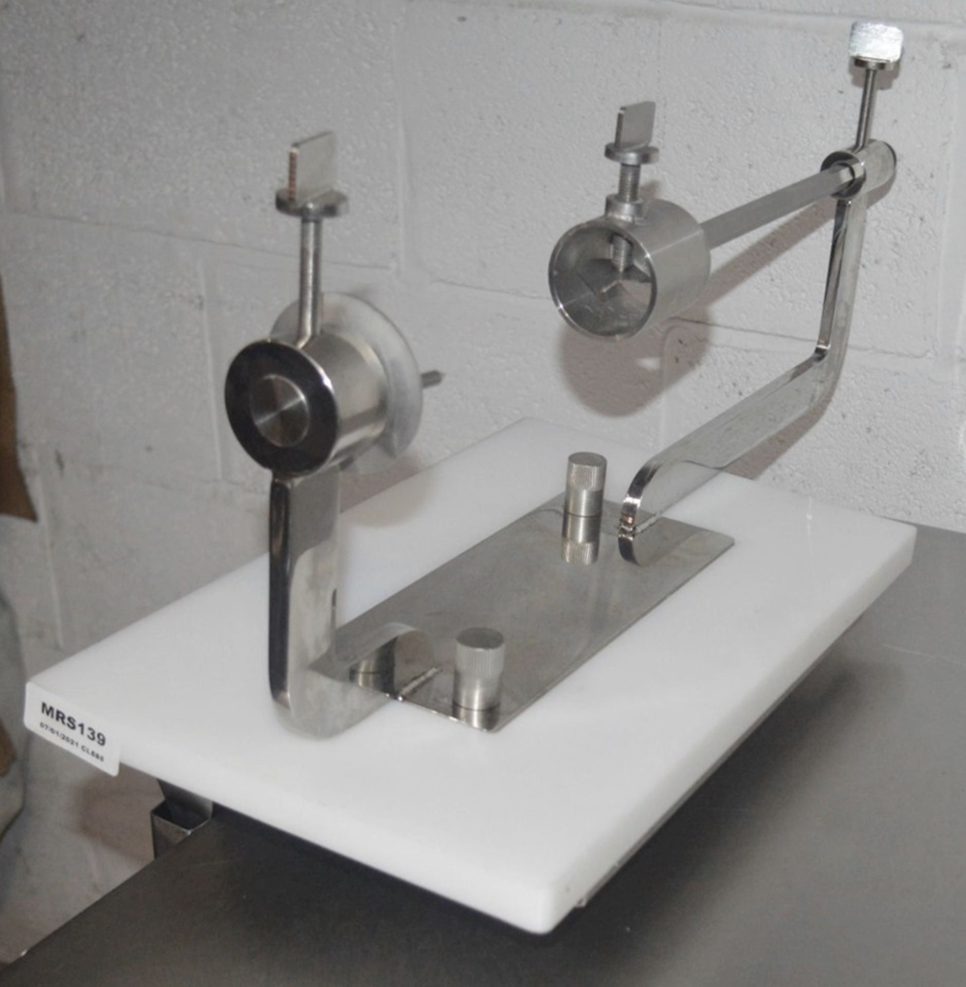 1 x Stainless Steel Commercial Kitchen Meat Vice - Dimensions: H29 x W62 x D25cm - Very Recently - Image 2 of 2