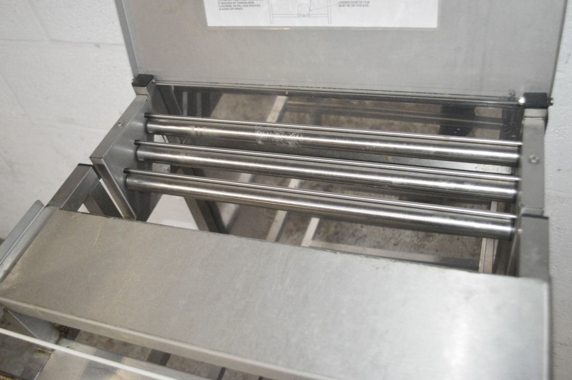 1 x Stainless Steel Commercial Kitchen Sealer Bench With Modesty Panel - Dimensions: H98 x W56 x - Image 4 of 6