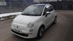 2011 Fiat 500 1.0 3Dr Hatchback - CL505 - NO VAT ON THE HAMMER -