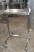 1 x Stainless Steel Commercial Baguette Bagging Station - Dimensions: H120 x W60 x D50cm - Very