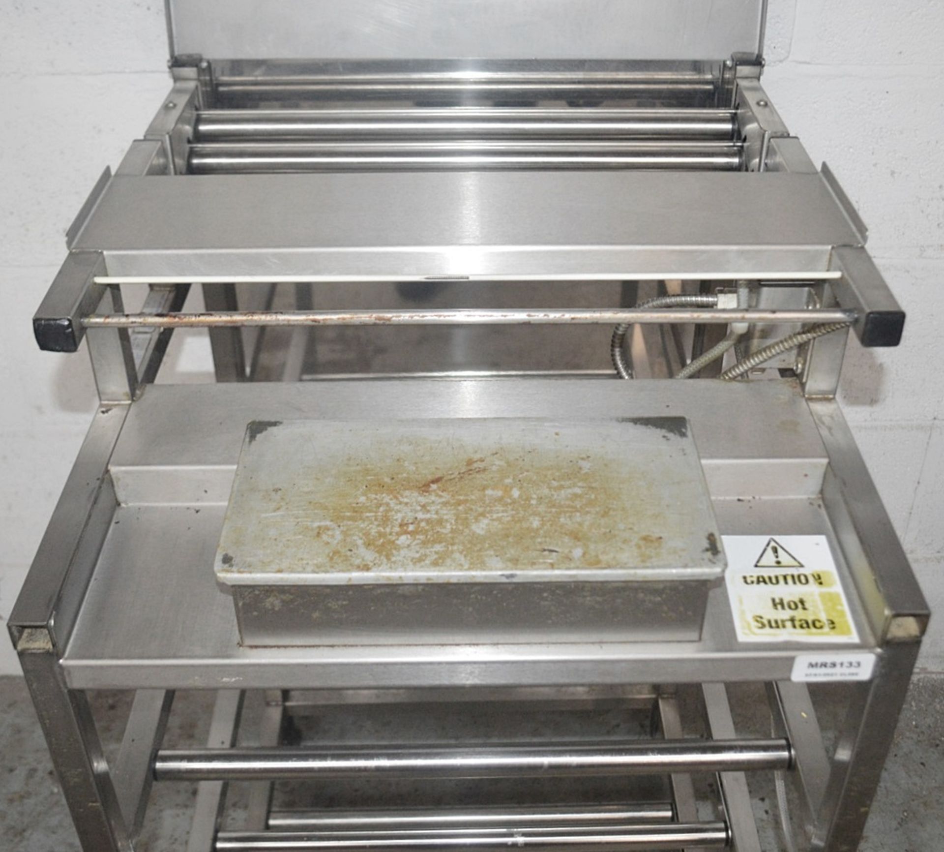 1 x Stainless Steel Commercial Kitchen Sealer Bench With Modesty Panel - Dimensions: H98 x W56 x - Image 2 of 8