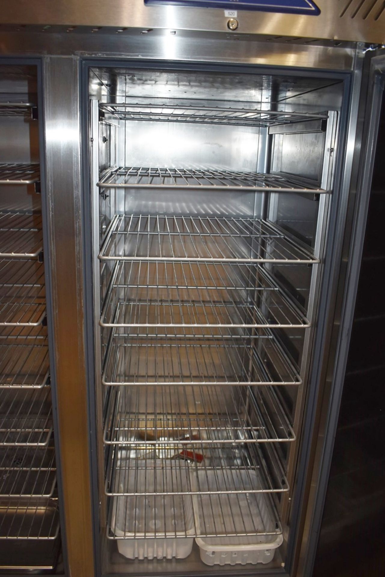 1 x Williams Garnet 2000 Two Door Upright Fish / Meat Fridge With Stainless Steel Finish - Model - Image 10 of 14