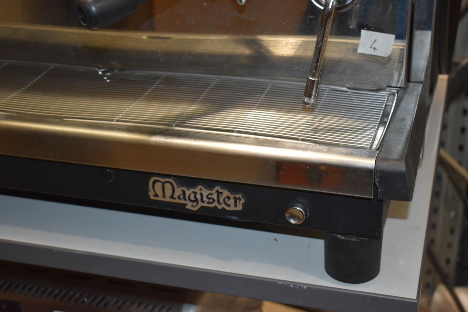 1 x Magister Kappa Commercial Two Group Espresso Coffee Machine With Stainless Steel Finish - Size - Image 5 of 8