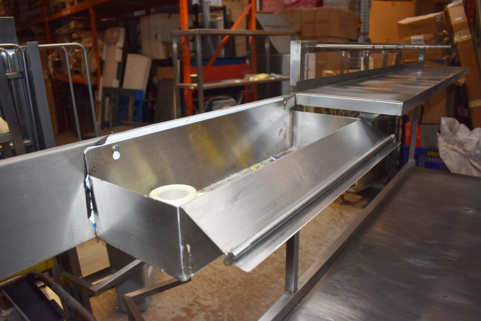 1 x Stainless Steel Donut Jamming Bench - H87/167 x W300 x D70 cms - Recently Removed From Major - Image 2 of 6