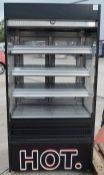 1 x Heated Multideck Display Unit With Illuminated 'HOT' Signage On The Front